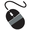 Wired Mouse Vector Image